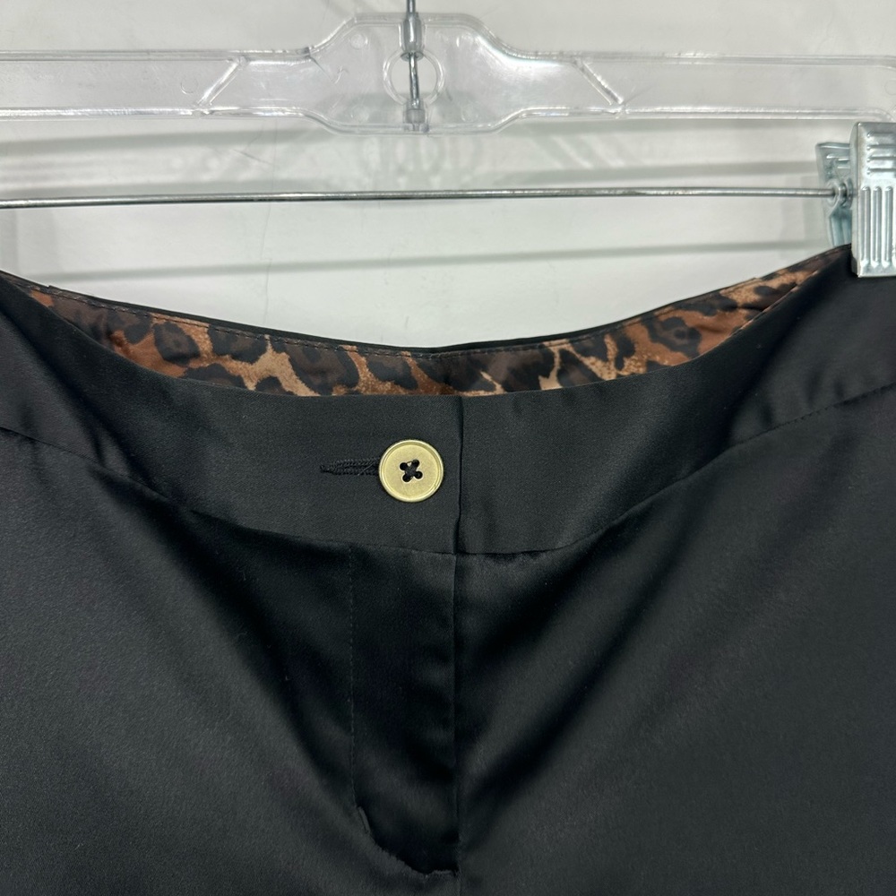 Satin Cheetah Print Shorts